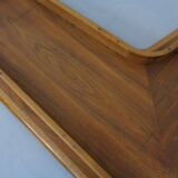 Large Danish Boomerang Teak Coffee Table, 1960s