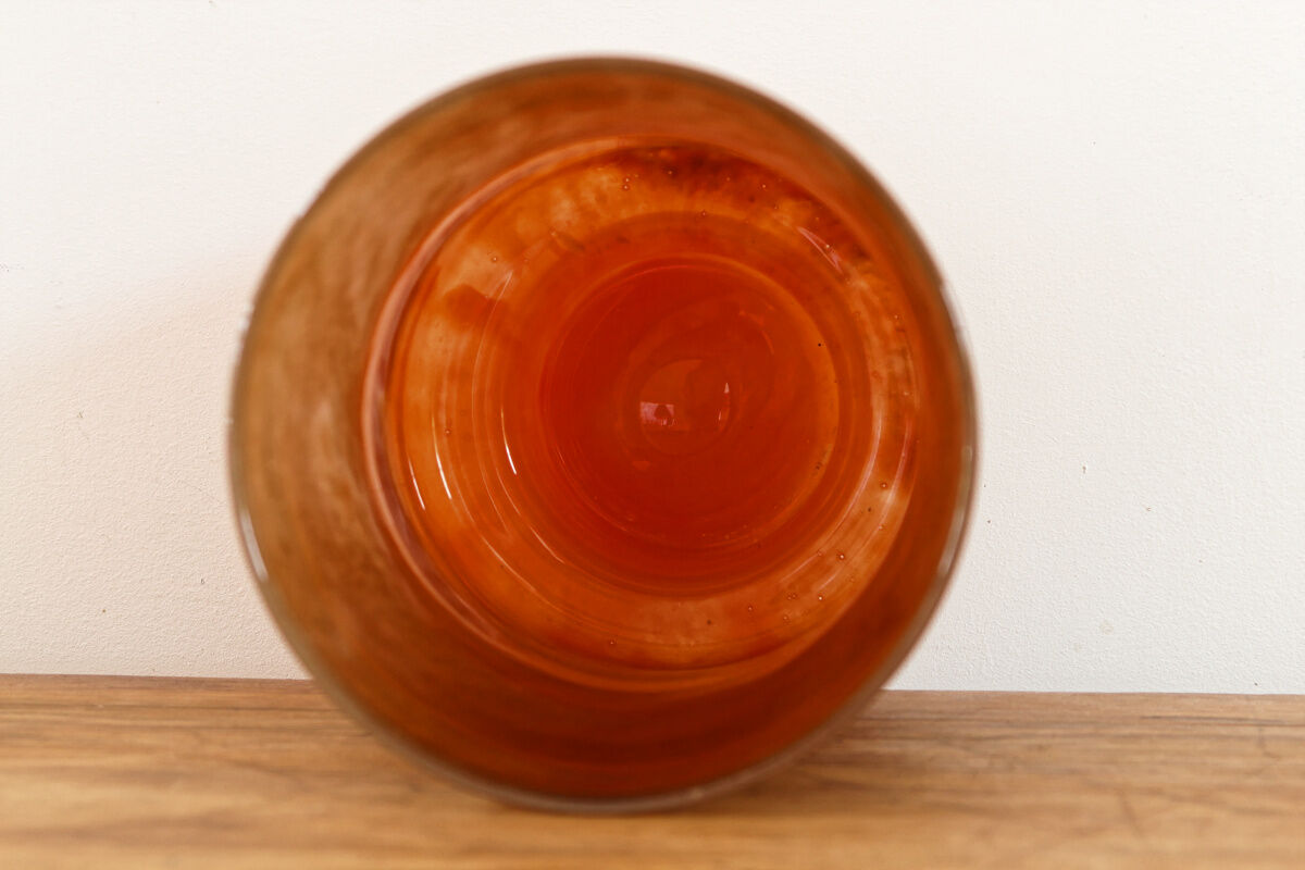 Vintage blown glass vase