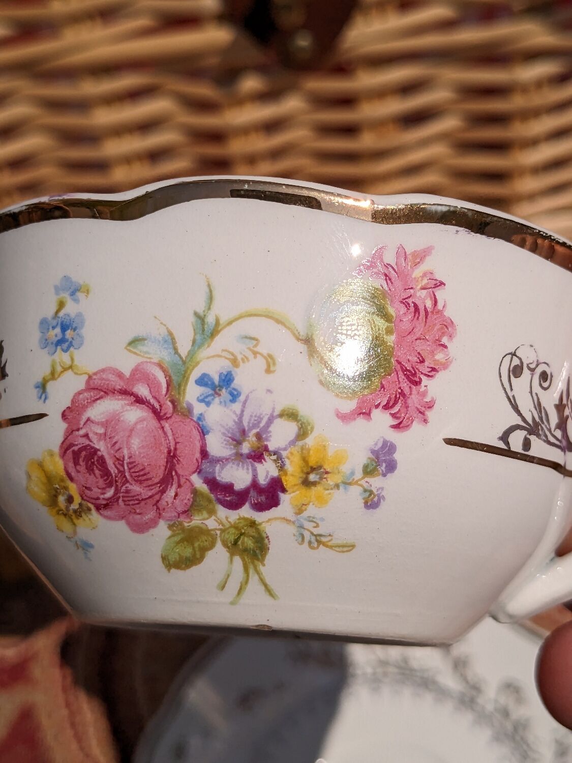 Coffee or tea service digoin sarreguemines