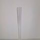 Art Nouveau French Gladioli Fluted Glass Vase, 1920s