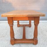 Coffee table with balusters in the manner of farmhouse tables