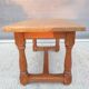 Coffee table with balusters in the manner of farmhouse tables