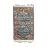 Vintage carpet in silk and cotton Kayseri Turkey 102x21cm