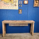 Old workbench, bar counter, high table, console