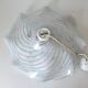 Vintage Murano lamp / swirl glass chandelier / unique hanging lamp 1980's