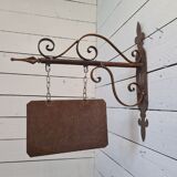 Wrought iron trade sign