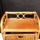 Meuble en rotin vintage