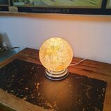 Light earth globe