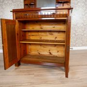 End of 19th Century Light Brown Eclectic Buffet in Walnut
