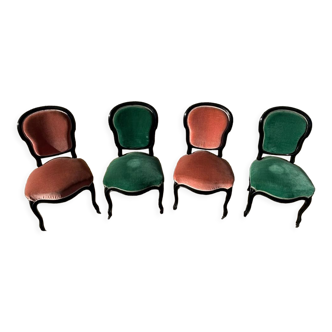 4 chaises Napoleon III