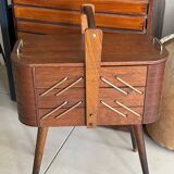 Travailleuse pied compas vintage