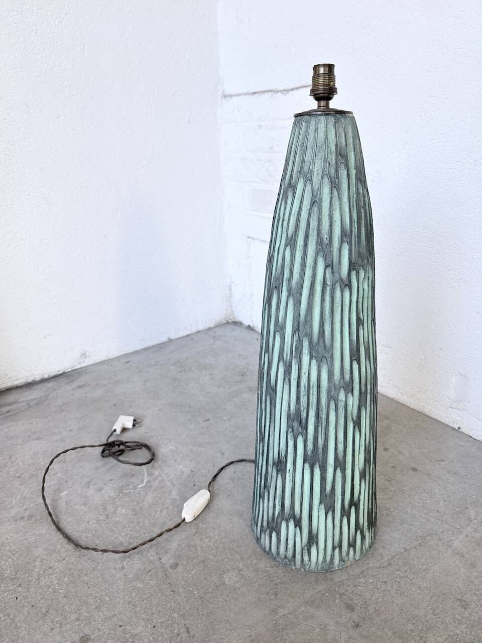 XL ceramic lamp from the 60s blin