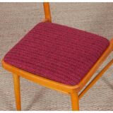 Suite de 4 chaises tchèques produites par Ton, 1970