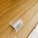 Vintage teak chest of drawers with 4 drawers from the 1960s in G-Plan style.