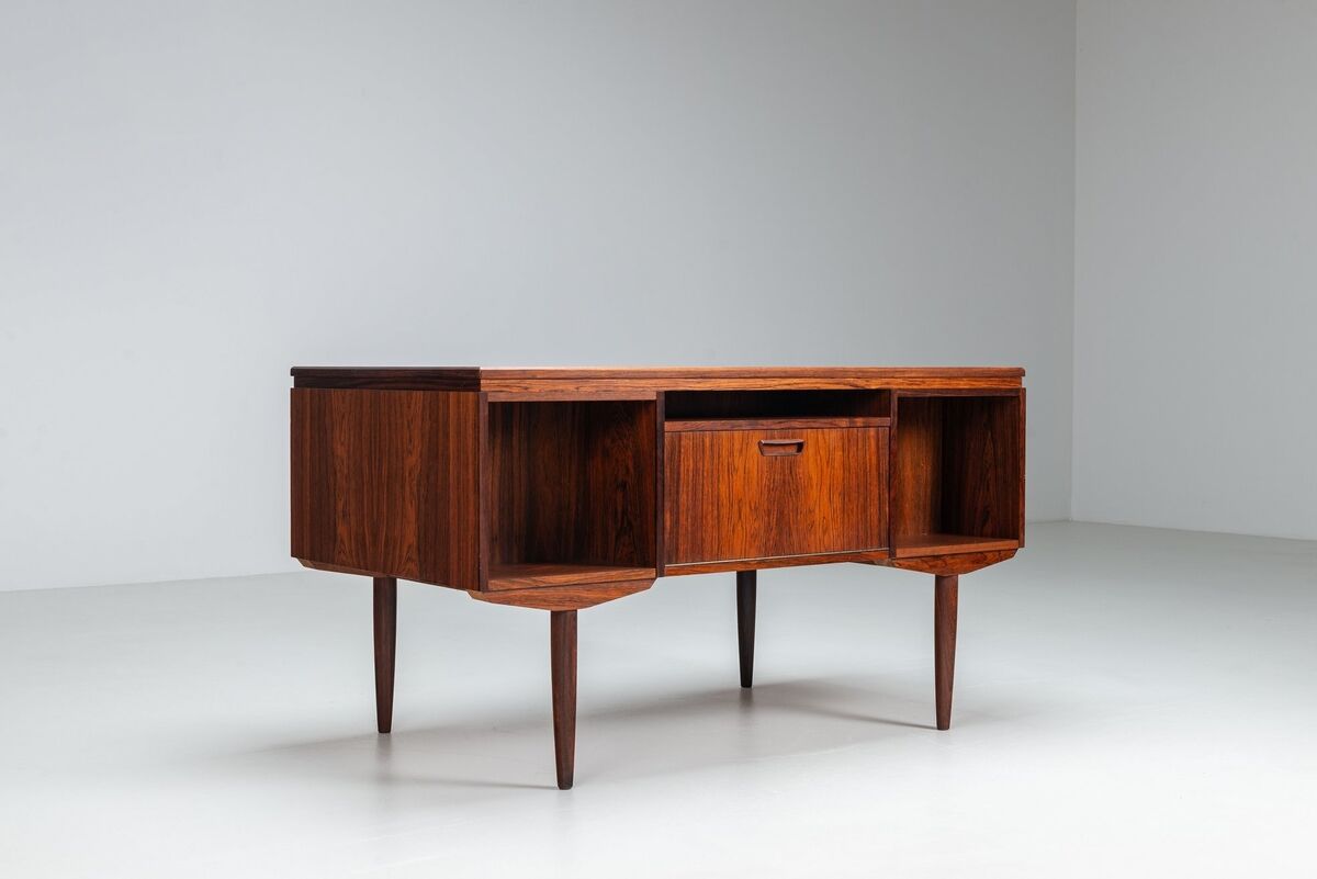 J. Svendstrup writing desk in rosewood A.P. Mobler Denmark 1960