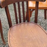 Set of 6 old bistro chairs Baumann and others