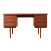 Bureau en teck du milieu du siècle par Fredrik Kayser pour Skeie Møbler, années 1960.