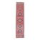 1970s Vintage Turkish Handmade Wool & Cotton Pink Runner Rug 75x318