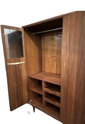 Vintage Scandinavian teak wardrobe