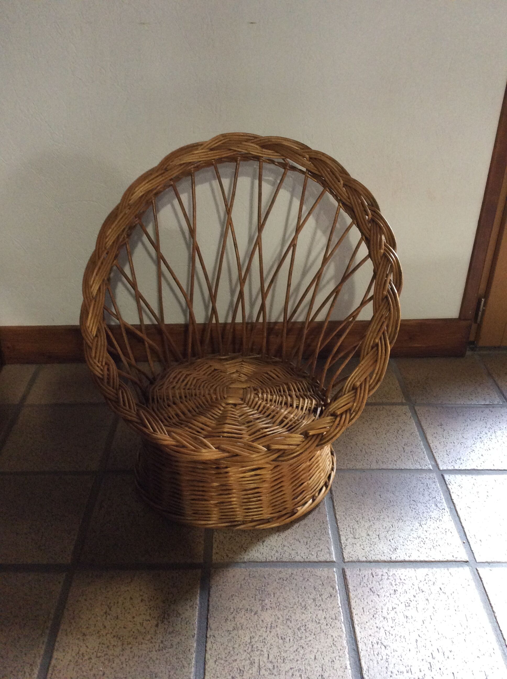 Fauteuil osier