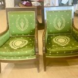 Paire de fauteuils style Empire