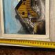 Alpine Table Vintage 1950s Carved and Painted Wood Signed W. Rosso