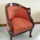 Mahogany armchair in First Empire style