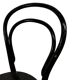 Thonet vintage black wooden chair
