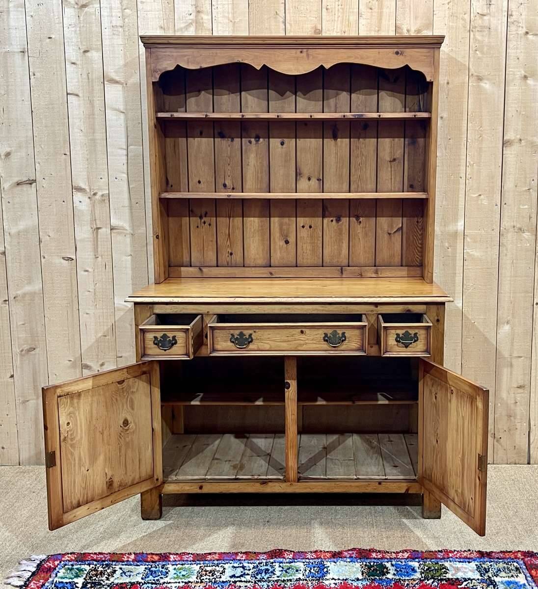 1950s English pine dresser