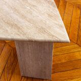 Travertine petal table
