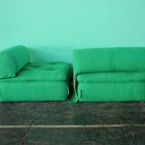 Modular sofa, Italy, 1980s, set of 2