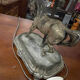 Table lamp in the Maison Charles style made of bronze featuring a horse.