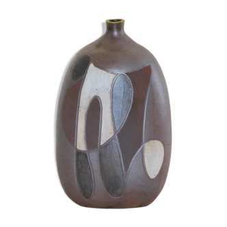 Arlequin ceramic vase 1950