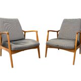 Fauteuils de style scandinave par Sedláček et Vyčítal pour Krasna Jizba, ensemble
