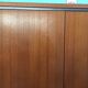 1960 plating chrome legs teak Cabinet