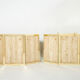 Pair of travertine brass cabinets by Alfredo Freda 1975