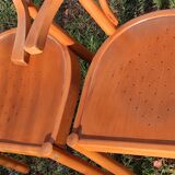 Series of 4 Baumann armchairs