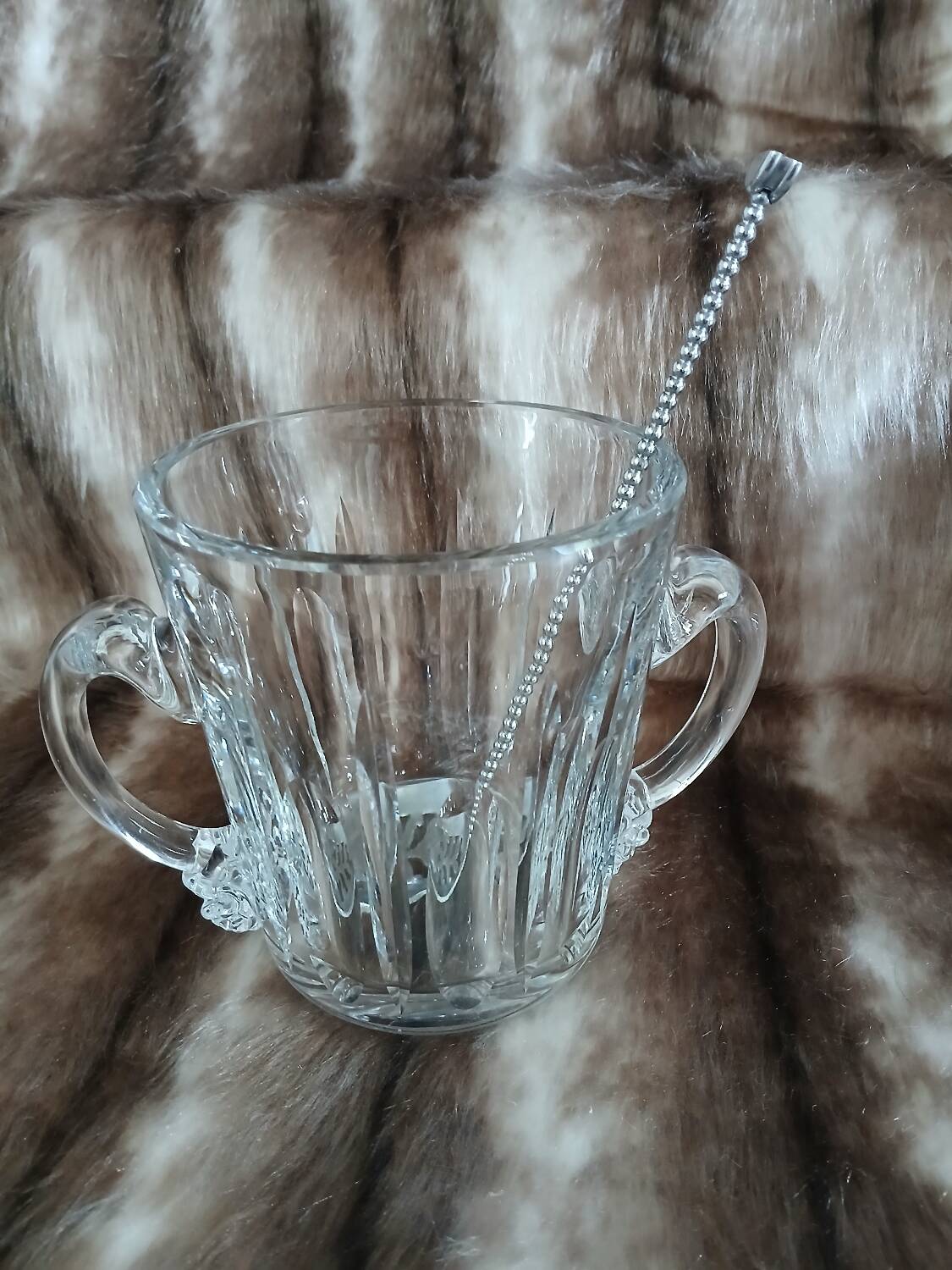 Crystal ice bucket