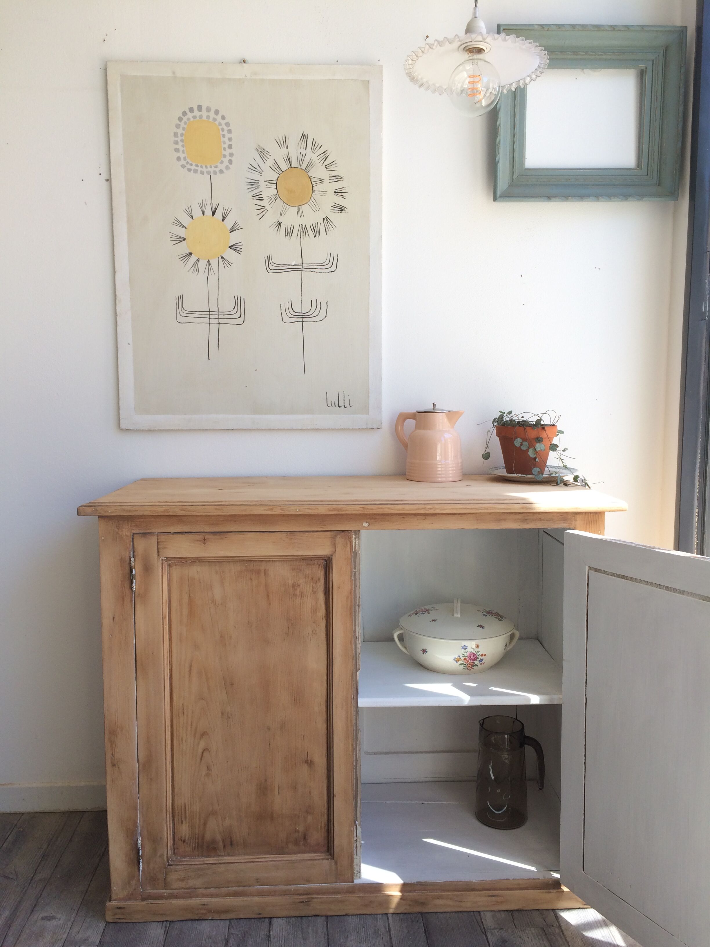 Parisian buffet wood raw