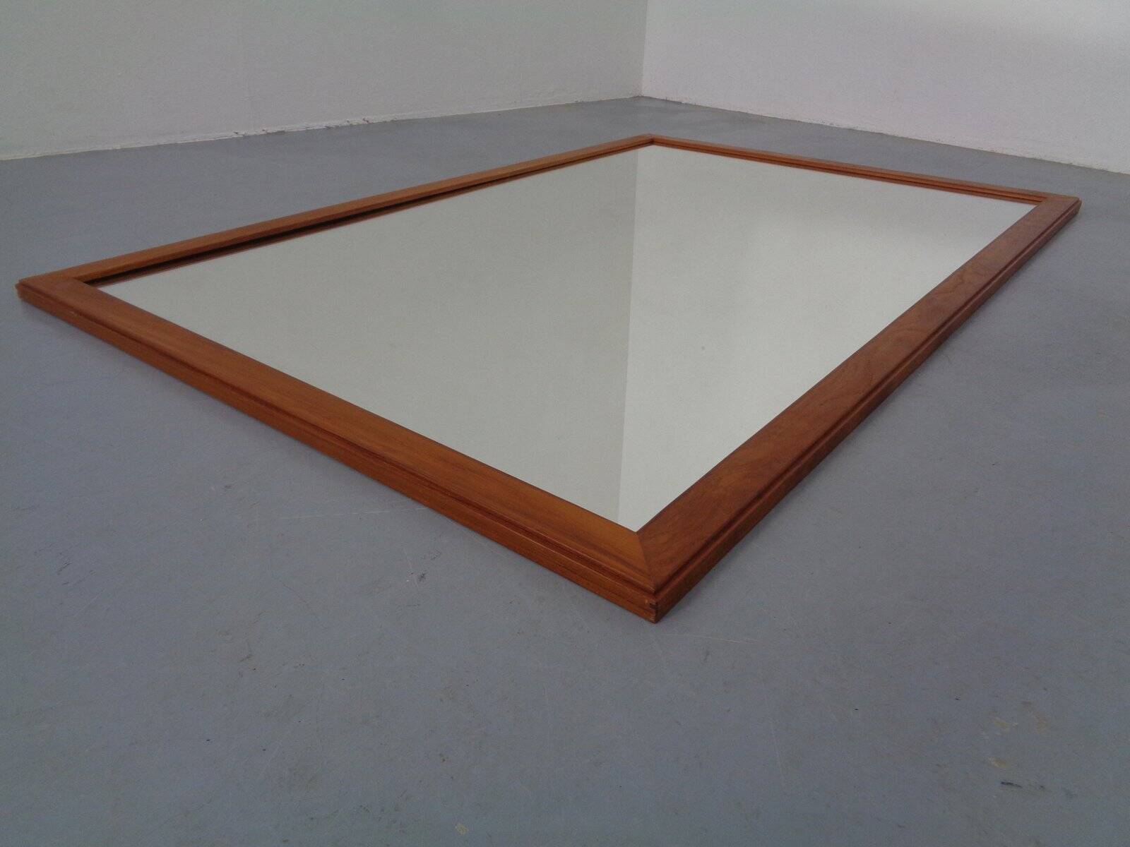 Large Danish No 368 Mirror in Teak by Aksel Kjersgaard, 1960s