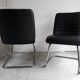 Fauteuil vintage cuir noir