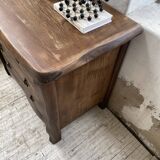 Solid elm aranjou chest of drawers