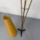 Antique brass and fiber amphora floor lamp from the 60s vintage design
