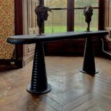 Shou Sugi Ban Burnt Wood Console