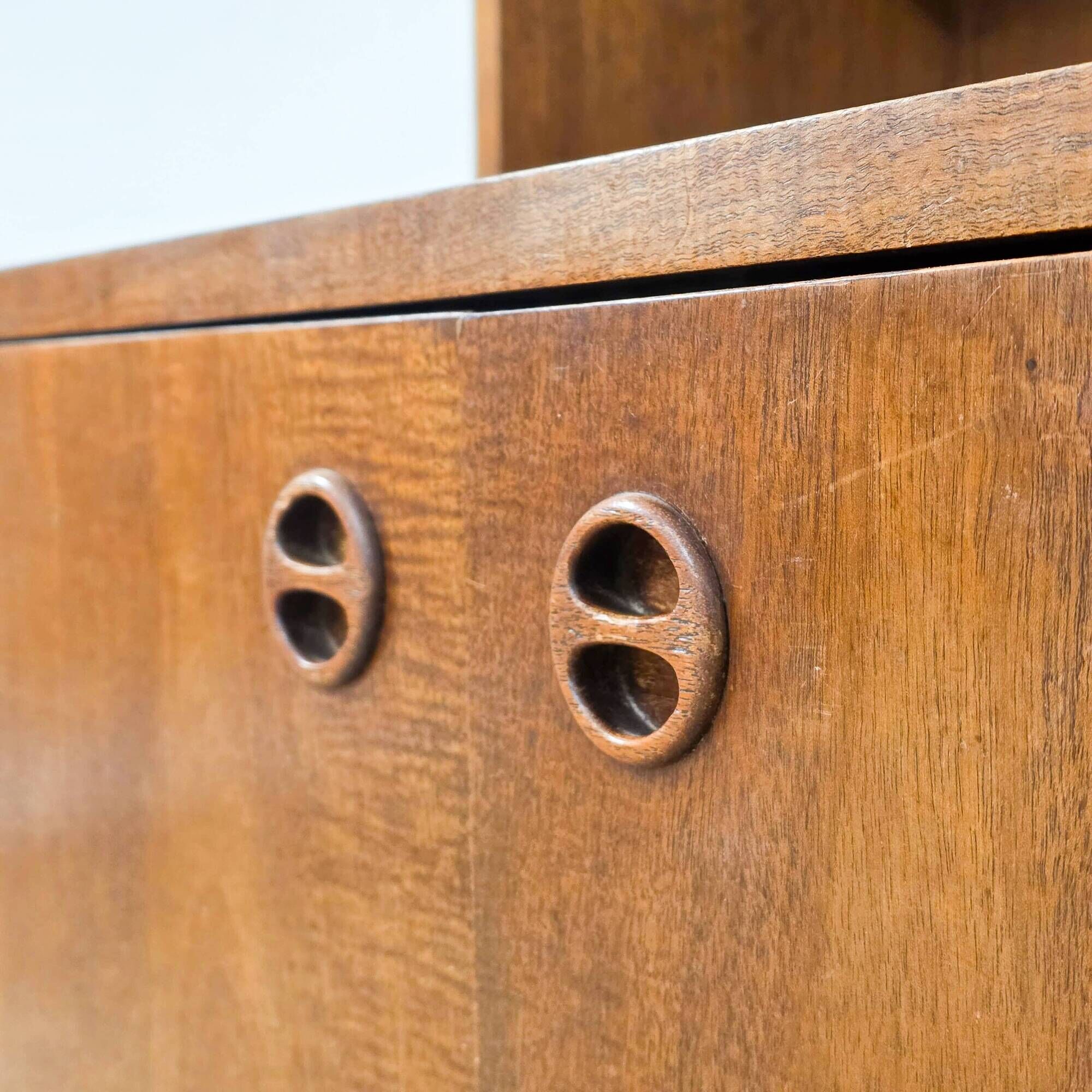 Scandinavian solid wood bookshelf, Mid-Century style, 1960s