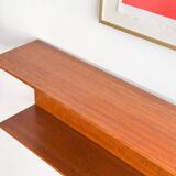Mid-Century Shelf or Wall Unit in Teak by Walter Wirz for Wilhelm Renz, 100