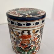 Pot / vide poche avec couvercle porcelaine chinois