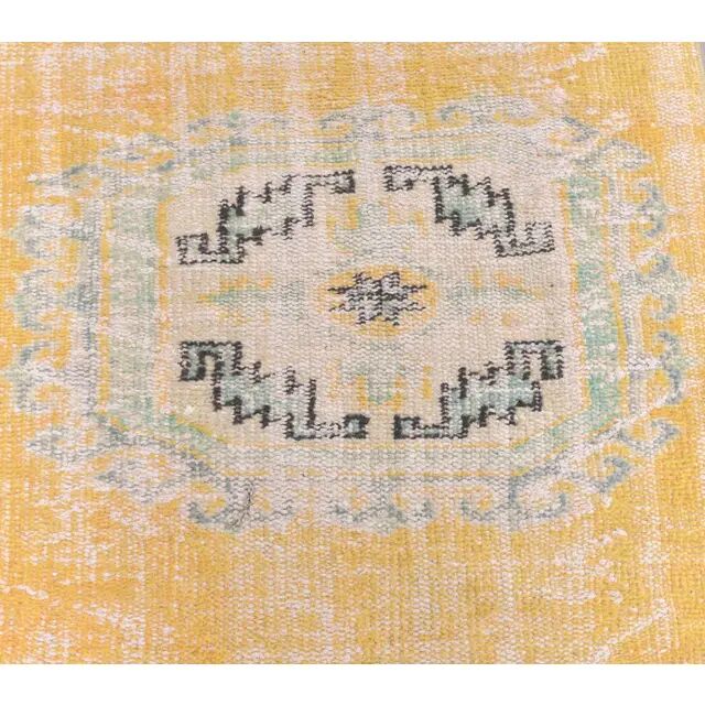 Tapis kilim turc Oushak en laine 80x345