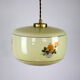 Vintage glass pendant light