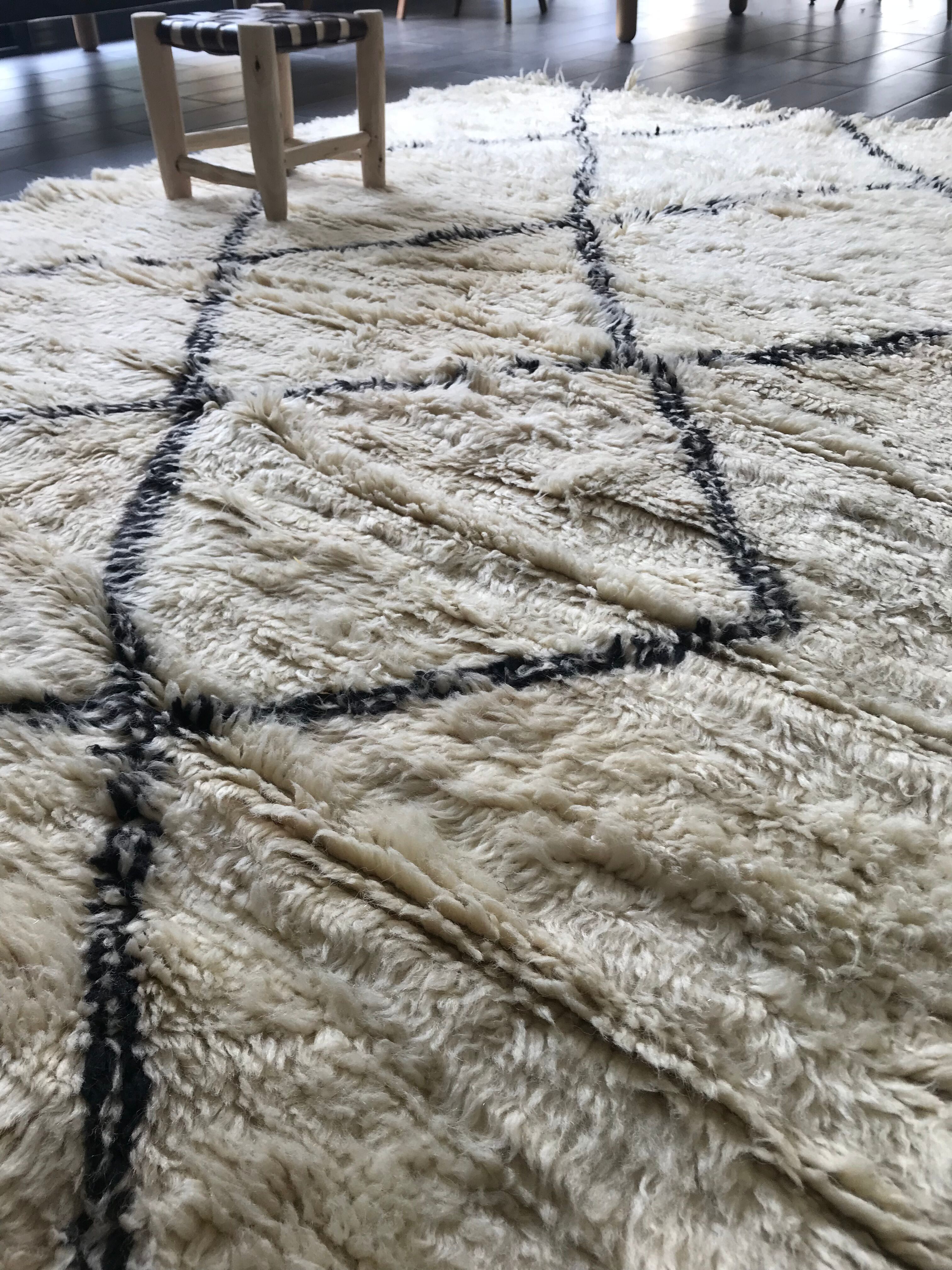 Tapis béni ouarain 215x160cm